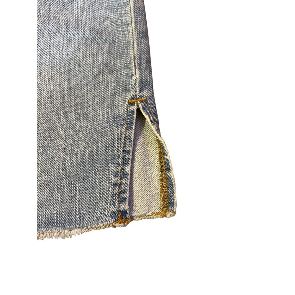 Gap 1969 Boyfriend Denim Shorts 30/10 Split Hem Used - Picture 5 of 13